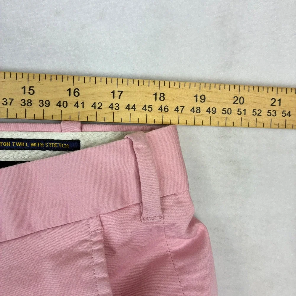 Polo Ralph Lauren Golf Shorts Men 36 Pink Classic Fit Stretch Cotton Twill Logo